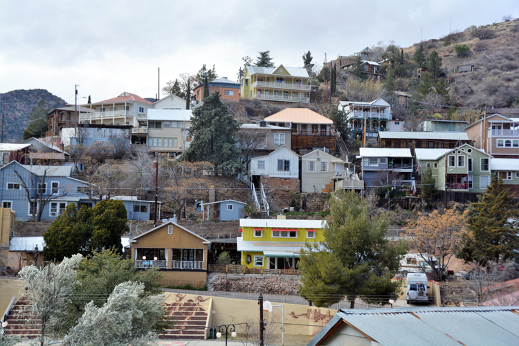 hillside town